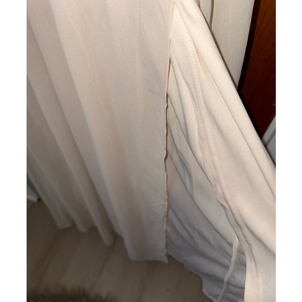 New Lulu’s Heavenly Hues Cream Maxi Dress Women’s size M - Picture 5 of 9